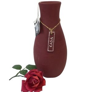 CASA Art no 27184 Symphony Pottery vase 10” NWT